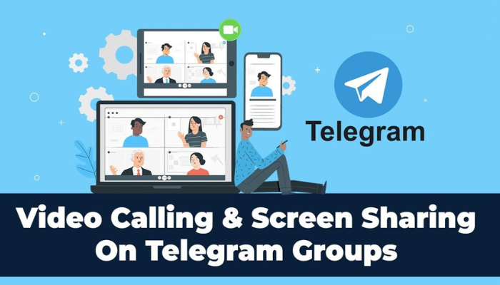 Guide on sharing screen in Telegram video calls