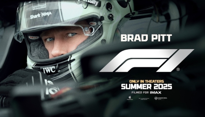 Brad Pitt’s F1 teaser was unveiled; the film will debut in June