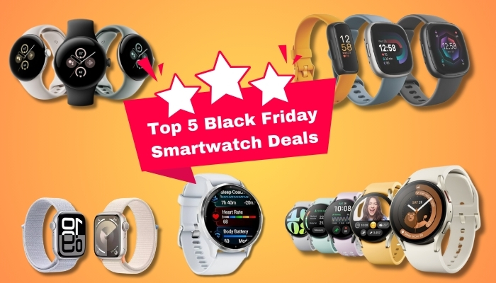 Top 5 Black Friday Smartwatch Deals, Including Apple Watch