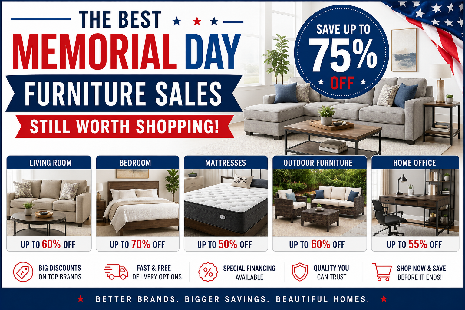 The Best Memorial Day Furniture Sales Still Worth Shopping: Save Up To 75%