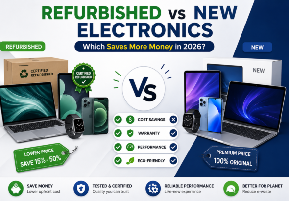 Refurbished or New Electronics: Which Option Saves More Money in 2026?